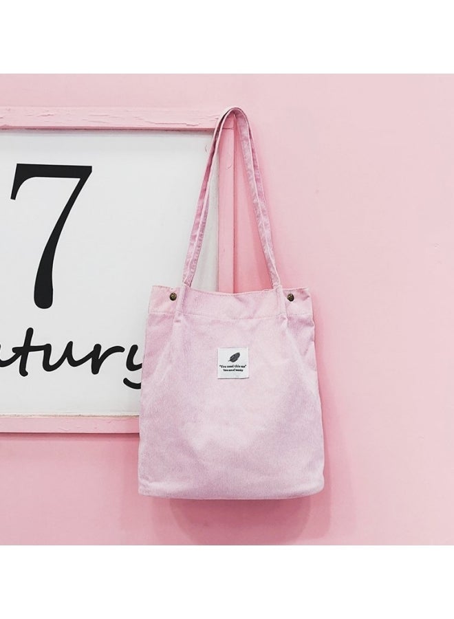 Ladies Large Capacity Shopping Bag, Women's Canvas Handbag Tote Bags Clutch Bag, Large Capacity Shoulder Bag Side Bag Carry Bag Satchel Bag tourist bag for Girls/Students/Teenager/Children - Image 3